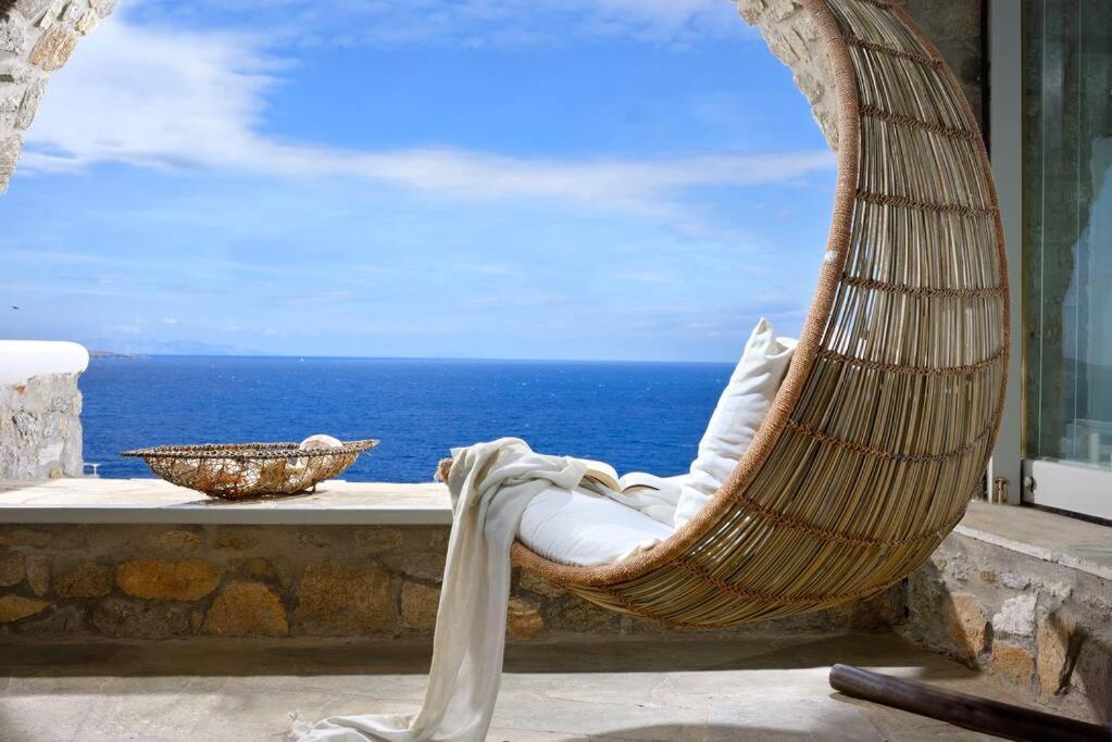 Mykonos Sea View Luxury Villa By Calypso Sunset Villas Mykonos Town ภายนอก รูปภาพ