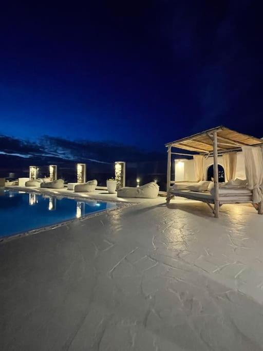 Mykonos Sea View Luxury Villa By Calypso Sunset Villas Mykonos Town ภายนอก รูปภาพ